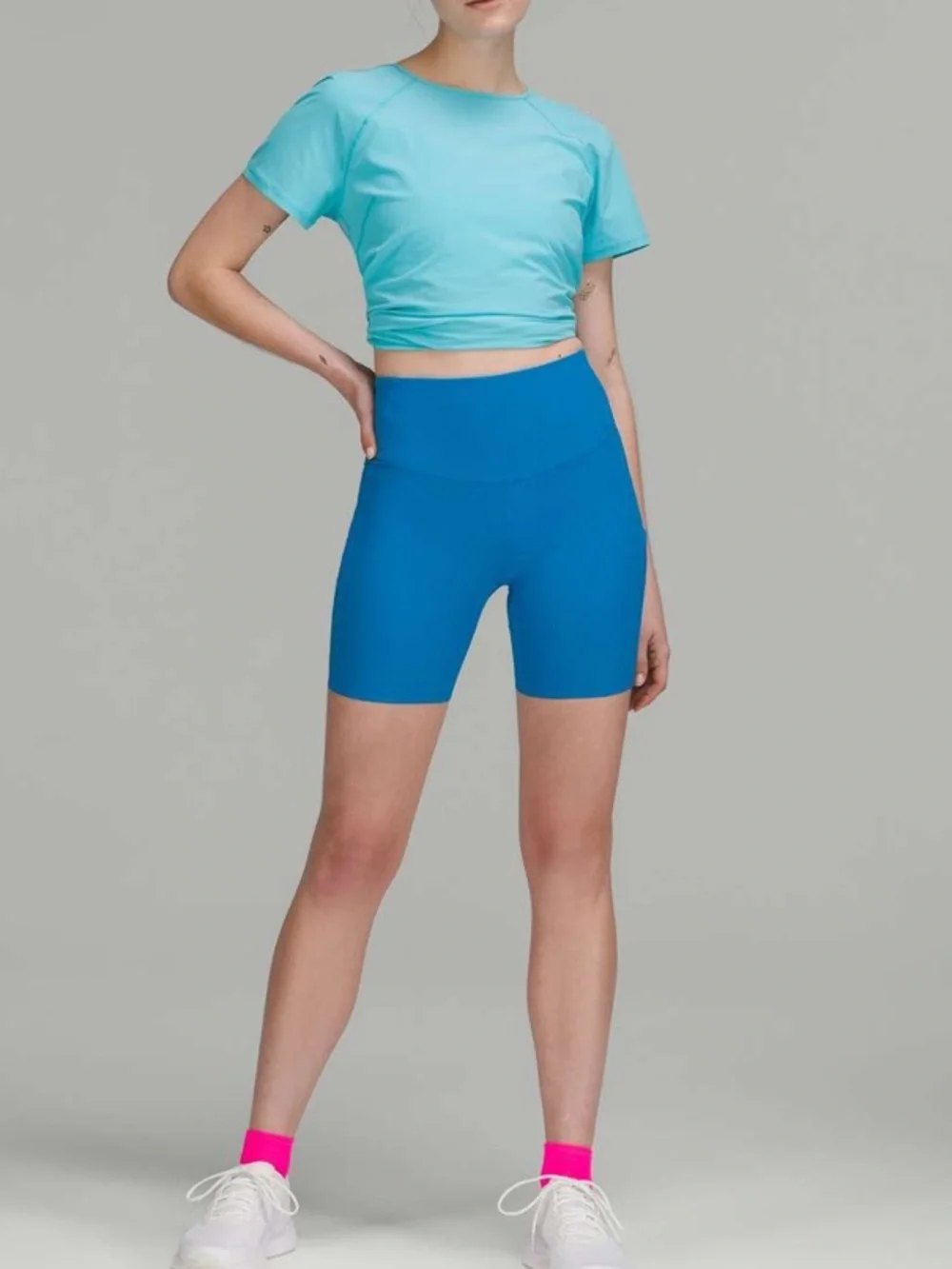 Lululemon | size 0 | base pace ribbed high rise shorts